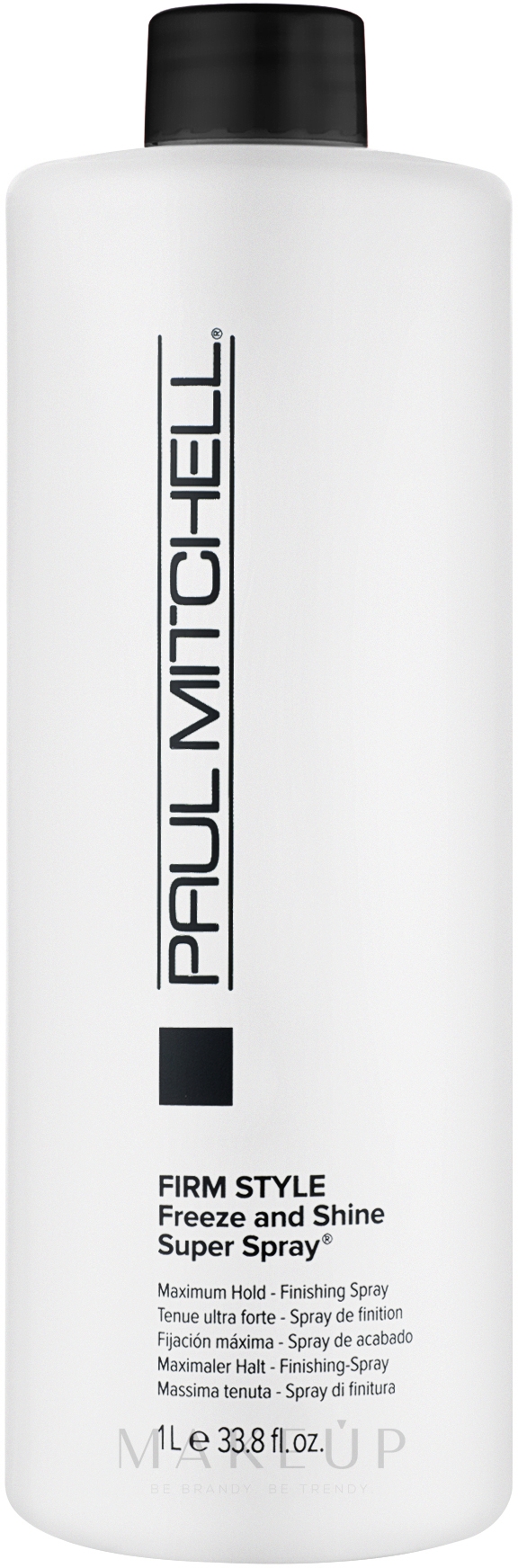 Haarspray Extra starker Halt - Paul Mitchell Firm Style Freeze & Shine Super Spray — Bild 1000 ml