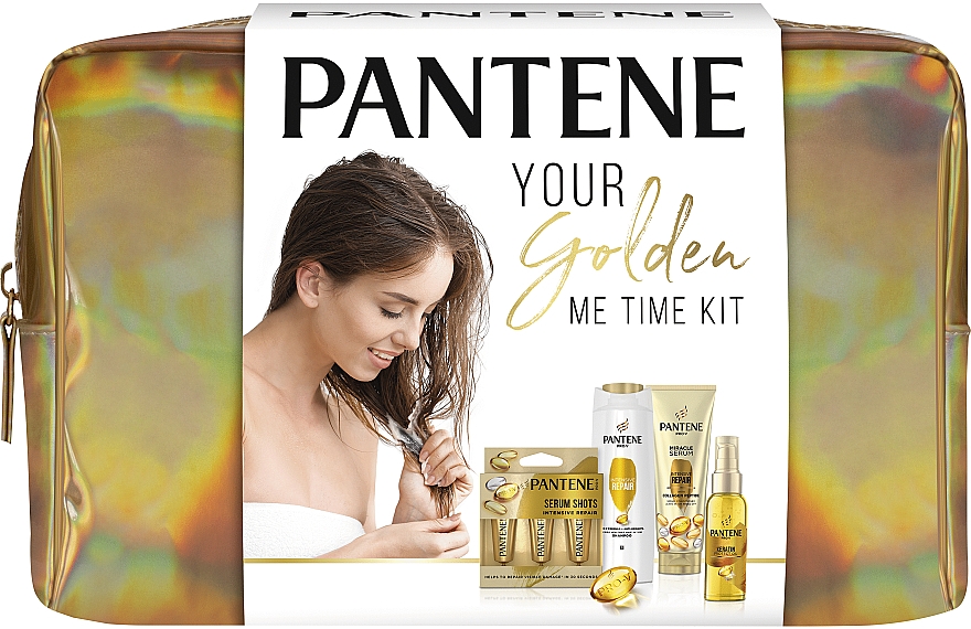 Haarpflegeset 5 St. - Pantene Your Golden Me Time Kit  — Bild N1