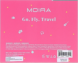 Lidschattenpalette - Moira Happy Go, Fly, Travel Shadow Palette — Bild N3