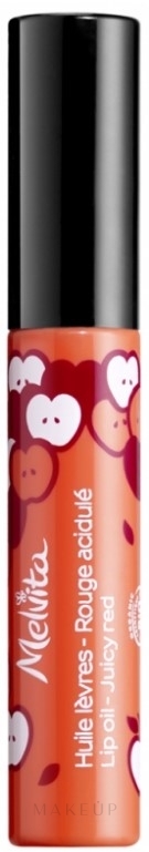Lippenöl mit Apfel - Melvita Pulpe Natural Lip Oil — Bild Acidulous Red