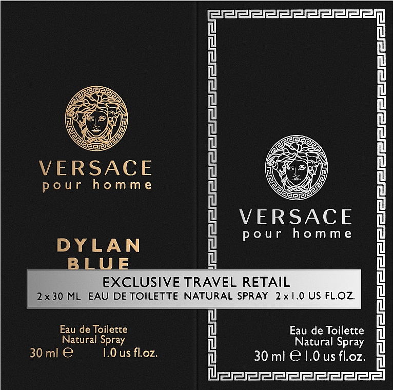 Versace Dylan Blue Pour Homme - Duftset (Eau de Toilette/30ml + Eau de Toilette/30ml) — Bild N1