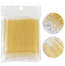 Mikroapplikatoren für Wimpern goldener Glitzer 100 St. - Lewer Krystal — Bild N1