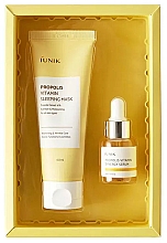 Düfte, Parfümerie und Kosmetik Gesichtspflegeset - iUNIK Propolis Edition Skin Care Set (Schlafmaske 60ml + Gesichtsserum 15ml)