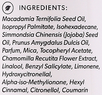 Feuchtigkeitsspendendes und pflegendes Trockenöl für Gesicht, Körper und Haare mit Goldpartikeln, Macadamiaöl und Kamillenextrakt - Nature Queen — Bild N3