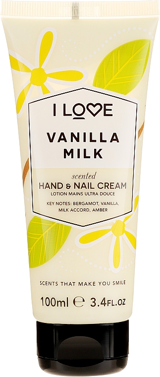 Hand- und Nagelcreme mit Vanille und Milch - I Love... Vanilla Milk Hand and Nail Cream — Bild N1