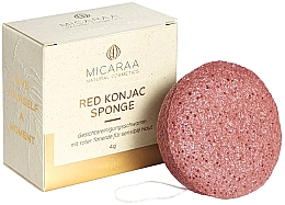 Düfte, Parfümerie und Kosmetik Konjakschwamm mit rotem Ton - Micaraa Red Konjak Sponge