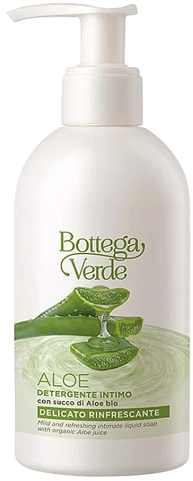 Flüssige Intimseife mit Bio-Aloe-Saft - Bottega Verde Aloe Intimate Liquid Soap — Bild N1