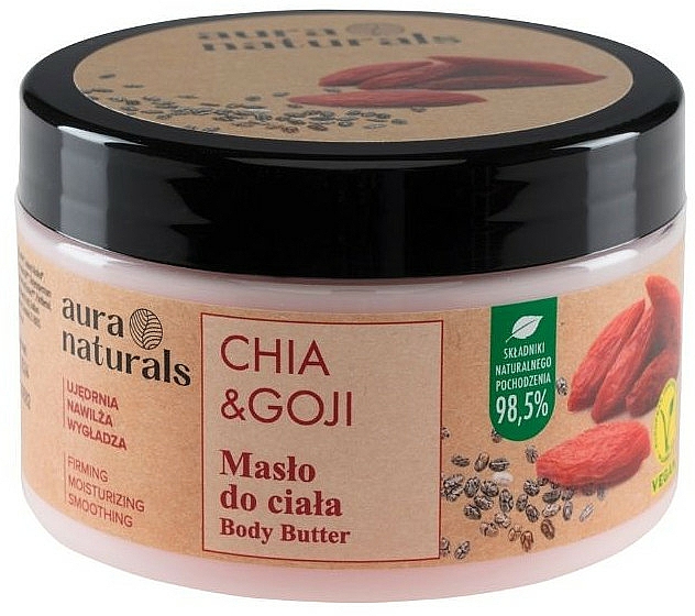 Körperbutter mit Chia und Goji - Aura Naturals Chia & Goji Body Butter — Bild N1