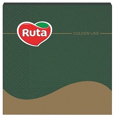 Papierservietten 33x33 cm dunkelgrün 20 St. - Ruta — Bild N1
