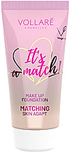 Düfte, Parfümerie und Kosmetik Foundation - Vollare Cosmetics It's a Match Make Up Foundation
