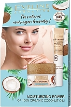 Düfte, Parfümerie und Kosmetik Gesichtspflegeset - Eveline Cosmetics Rich Coconut (Gesichtscreme 50ml + Augencreme 20ml)