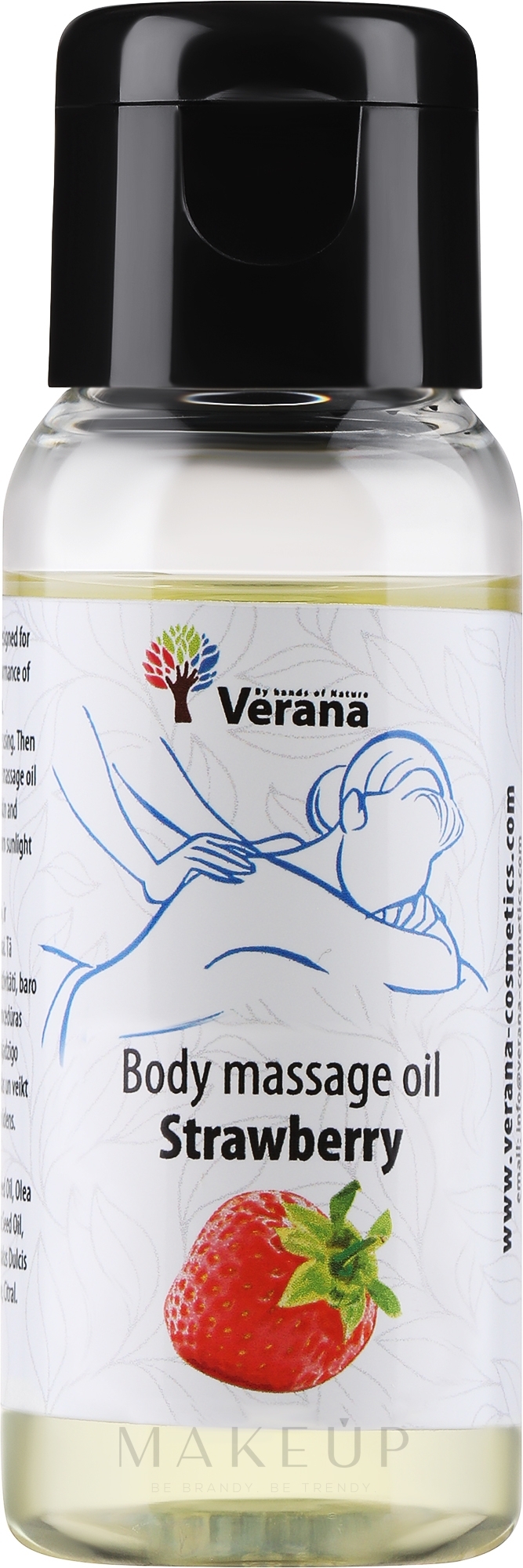 Körpermassageöl Strawberry - Verana Body Massage Oil  — Bild 30 ml