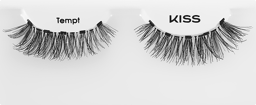 Magnetische Wimpern - Kiss Magnetic Lashes Double Strength KMEL 02 Tempt — Bild N2