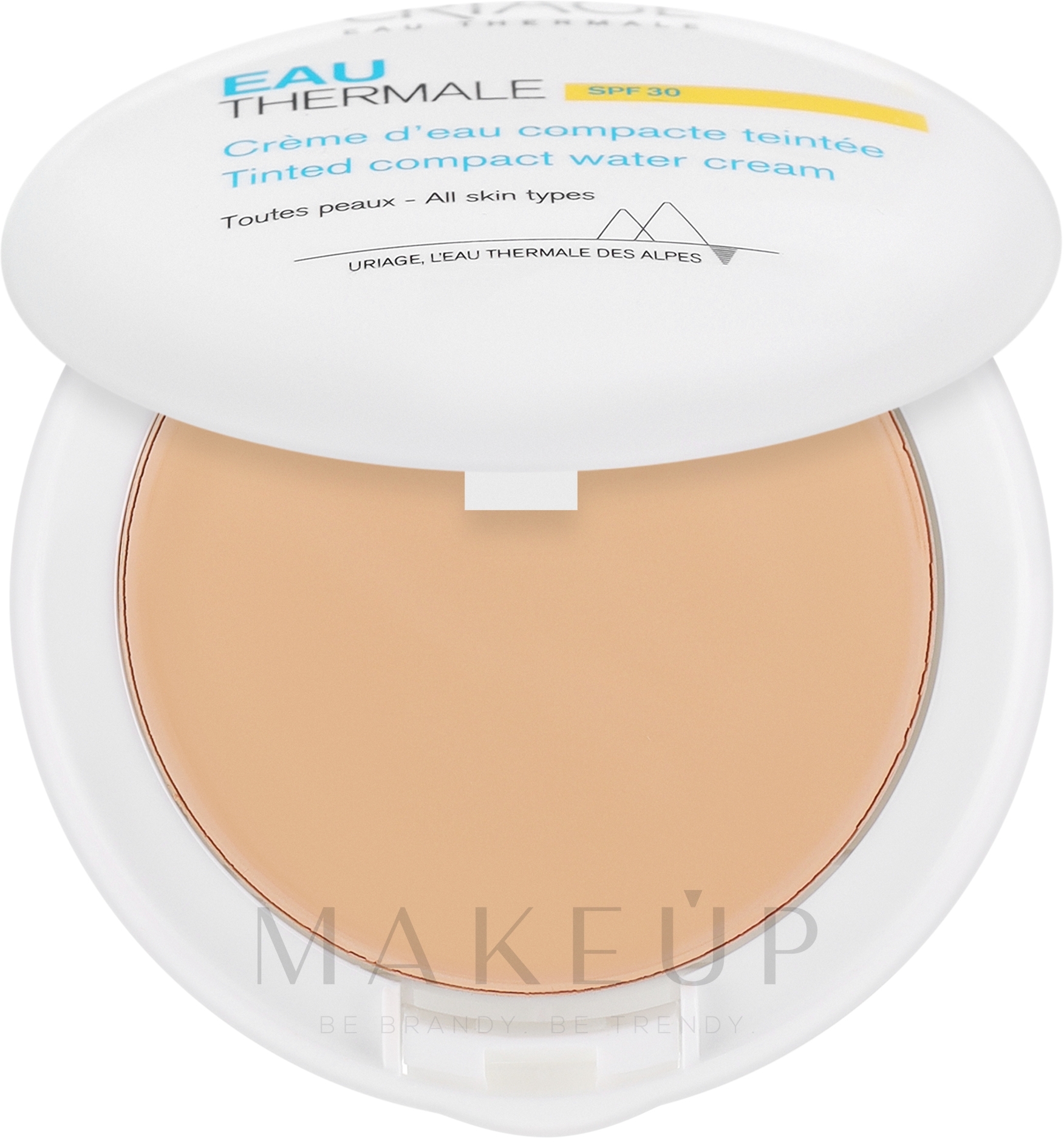 Kompakter getönter Creme-Puder für das Gesicht mit Thermalwasser SPF 30 - Uriage Eau Thermale Water Tinted Cream Compact SPF30 — Bild 10 g