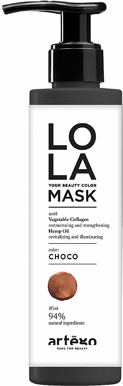 Revitalisierende Tönungsmaske für das Haar mit pflanzlichem Kollagen - Artego LOLA Your Beauty Color Mask — Bild N1