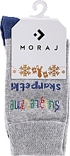 Düfte, Parfümerie und Kosmetik Damensocken grau-blau - Moraj