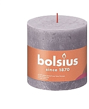 Düfte, Parfümerie und Kosmetik Dekorative Kerze in Zylinderform 100/100 mm gefrorener Lavendel - Bolsius Rustic XXL Candle Frosted Lavender