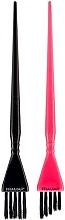 Färbepinsel für Balayage-Techniken schwarz, pink 2 St. - Framar Balayage Brush Set Pink & Black 2-Piece — Bild N1