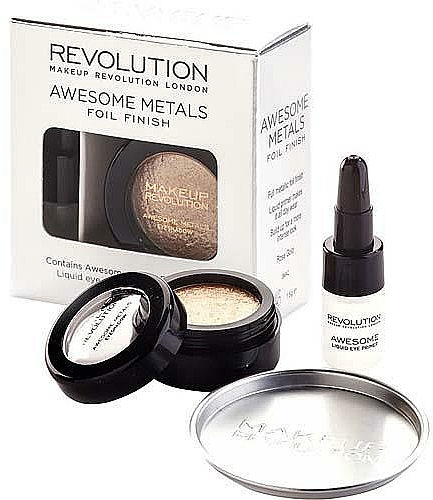 Lidschatten - Makeup Revolution Awesome Metals Foil Finish — Bild N1