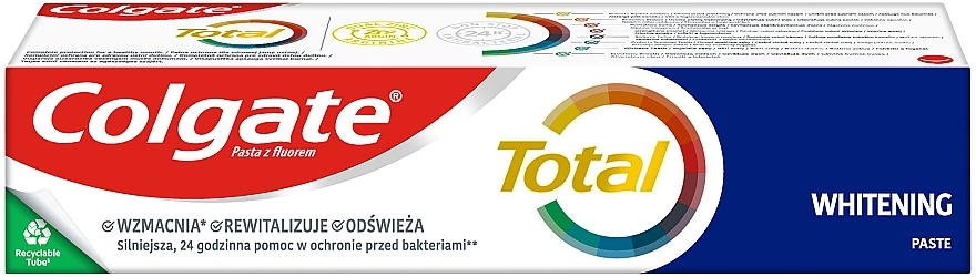 Aufhellende Zahnpasta Total Whitening - Colgate Total Whitening Toothpaste New Technology — Bild N1