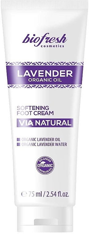 Aufweichende Fußcreme - BioFresh Lavender Organic Oil Softening Foot Cream — Bild N1