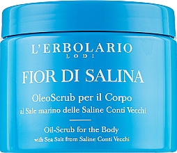 Öl-Peeling für den Körper mit Meersalz von Saline Conti Vecchi - L'Erbolario Fior Di Salina Oleo Scrub Per Il Corpo — Bild N1