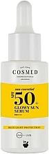 Düfte, Parfümerie und Kosmetik Sonnenschutzserum für das Gesicht - Cosmed Sun Essential SPF50 Glowy Sun Serum