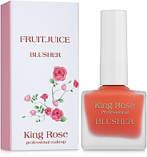 Düfte, Parfümerie und Kosmetik Flüssiges Rouge für das Gesicht - King Rose Fruit Juice Blusher