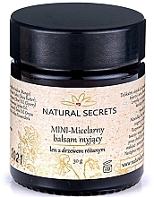 Düfte, Parfümerie und Kosmetik Mizellarer Make-up-Entferner-Balsam - Natural Secrets Micelarny Balsam (Mini) 