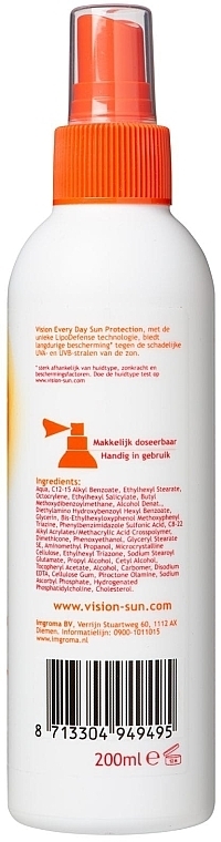 Sonnenschutzspray - Vision Every Day Sun Protection Spay SPF50 — Bild N2