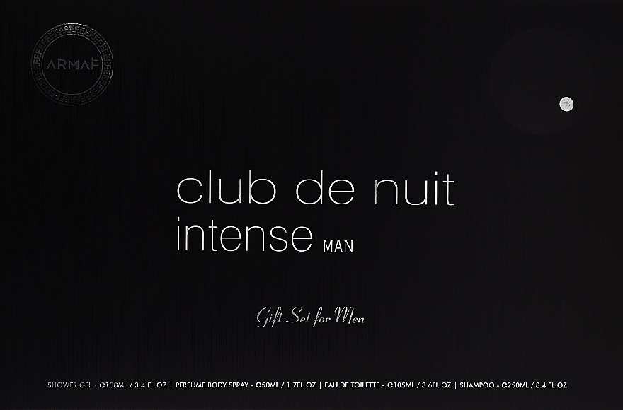 Armaf Club De Nuit Intense Man - Duftset (Eau de Toilette 105ml + Deospray 50ml + Duschgel 100ml + Shampoo 250ml) — Bild N1