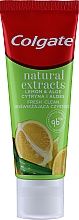 Erfrischende Zahnpasta - Colgate Natural Extracts Ultimate Fresh Clean Lemon & Aloe  — Bild N2