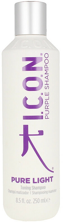 Anti-Gelbstich Tönungsshampoo für blondiertes Haar - I.C.O.N. Pure Light Toning Shampoo — Bild N1