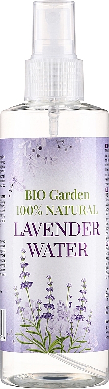 Natürliches Lavendelwasser - Bio Garden 100% Natural Lavender Water  — Bild N1