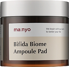 Düfte, Parfümerie und Kosmetik Tonisierende, feuchtigkeitsspendende und glättende Gesichtspads mit Bifida Ferment Lysat und Hyaluronsäure - Manyo Bifida Biome Ampoule Pad