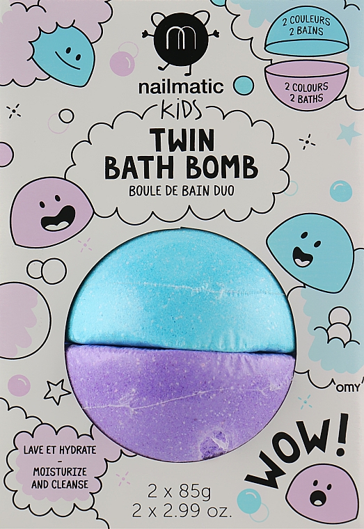 Badebomben - Nailmatic Kids Twin Bath Bomb — Bild N1