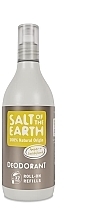 Düfte, Parfümerie und Kosmetik Natürliches Roll-on-Deodorant - Salt of the Earth Amber & Sandalwood Natural Roll-On Deo Refill