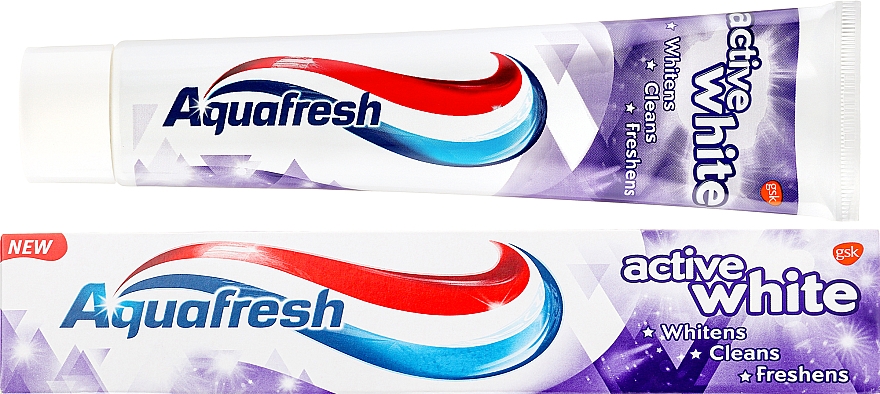 Aufhellende Zahnpasta Active White - Aquafresh Active White Toothpaste — Bild N1