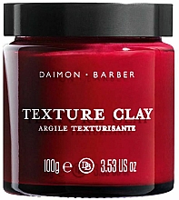 Düfte, Parfümerie und Kosmetik Ton für das Haarstyling - Daimon Barber Texture Clay