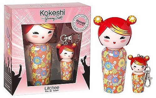 Kokeshi Parfums Litchee by Jeremy Scott - Duftset (Eau de Toilette 50ml + Eau de Toilette 5ml)  — Bild N1