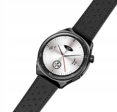 Smartwatch für Herren schwarzes Armband - Garett Smartwatch V12 Black Leather — Bild N8