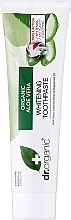 Aufhellende Zahnpaste mit Bio Aloe vera - Dr. Organic Aloe Vera Whitening Toothpaste — Bild N1