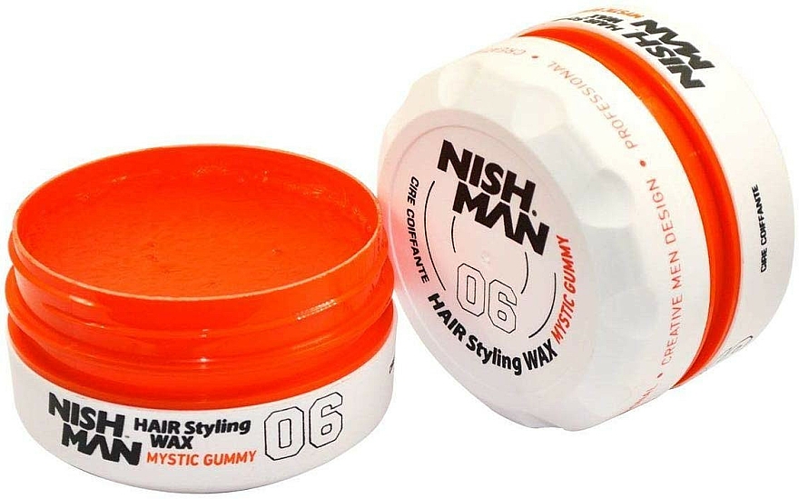 Haarstyling-Wachs - Nishman Hair Styling Wax 06 Mystic Gummy — Bild N2