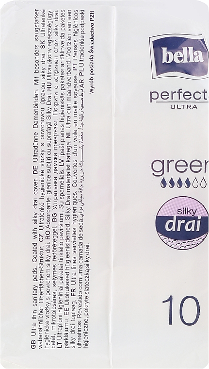 Damenbinden Perfecta Green Drai Ultra 10 St. - Bella — Bild N2