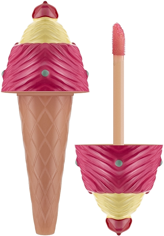 Lippenbalsam in Form von einer Eistüte mit Vanillegeschmack - Martinelia Lip Balm Ice Cream Vanilla — Bild N1