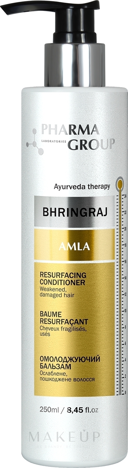 Verjüngender Balsam - Pharma Group Laboratories Bhringraj + Amla Resurfacing Conditioner — Bild 250 ml