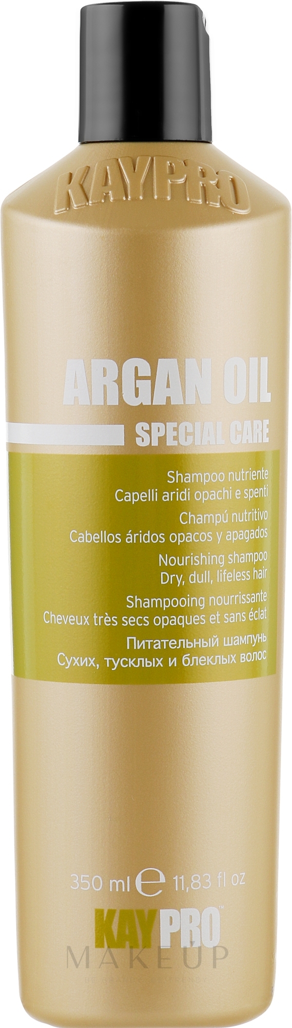 Pflegendes Shampoo mit Arganöl für trockenes und stumpfes Haar - KayPro Special Care Nourishing Shampoo — Bild 350 ml