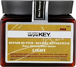 Revitalisierende Haarmaske - Saryna Key Damage Repair Butter Pure African Shea Butter Light — Bild N1