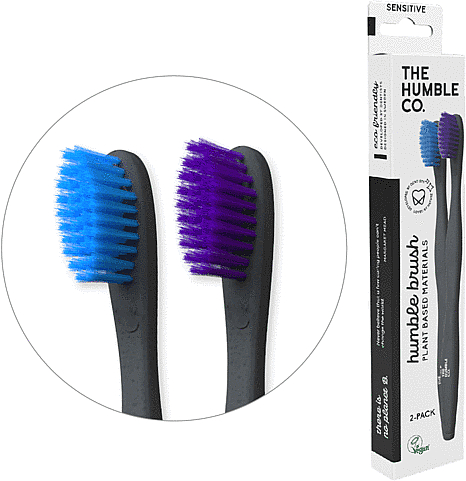Zahnbürste 2 St. - The Humble Co. Adult Soft Toothbrush Kit — Bild N3