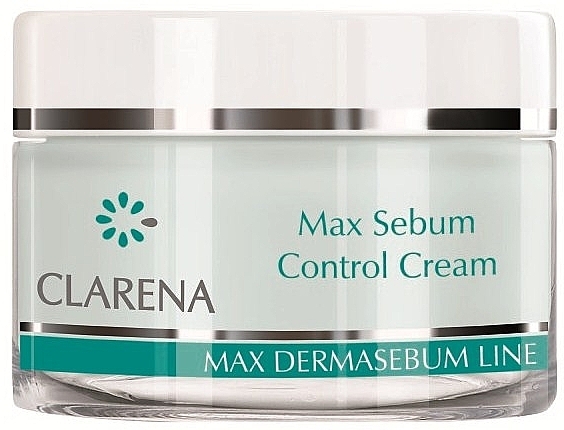 Normalisierende und mattierende Gesichtscreme - Clarena Bio Dermasebum Line Max Sebum Control Cream — Bild N1